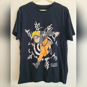 2007 Naruto Shippuden Shonen Jump Anime Cartoon Ripple Junction T-Shirt Size L‎
